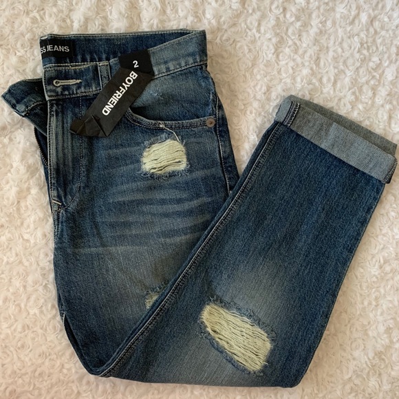 Express Denim - Express boyfriend cuffed hem New with tags Size 2